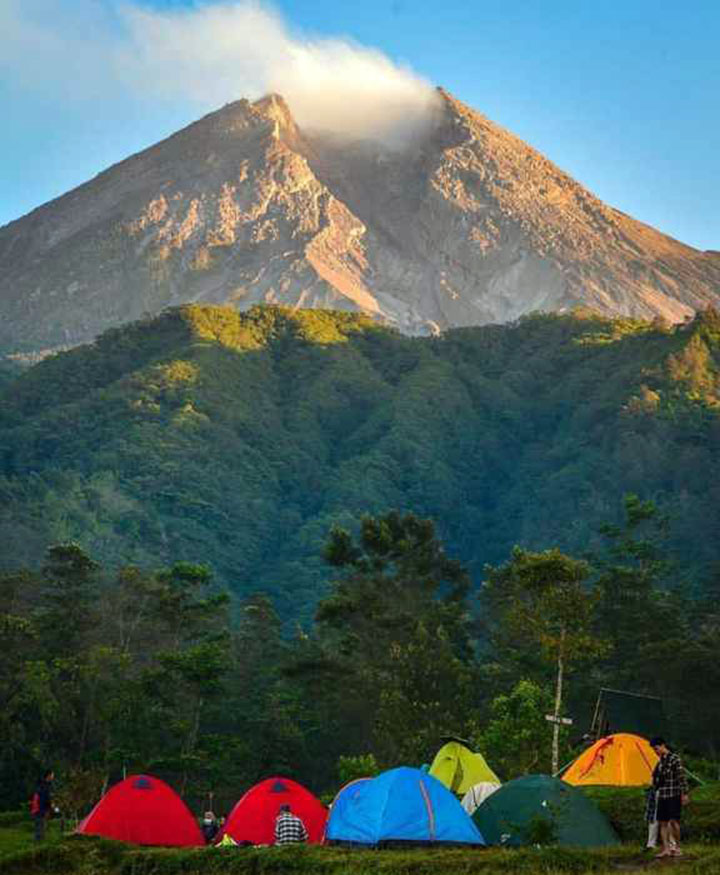 bukit klangon tempat camping di Jogja